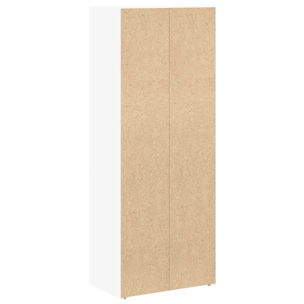 Bookshelf White 40x24x102 cm Engineered Wood