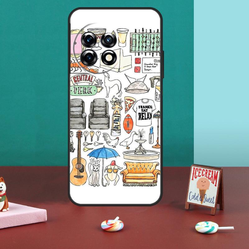 FRIENDS TV SHOW ICONIC For OnePlus Nord CE 5 2 3 4 Lite N20 N30 Case For OnePlus 15 13 12 11 13T 10T 8T 10R 12R 13R