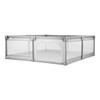Cercadinho para Bebê, Cercadinho Grande para Crianças Pequenas 2000 x 1490mm, Parque Infantil com Cercado para Bebê Interno/Externo com 50 Bolas Oceânicas, Porta com Zíper e Malha Respirável, Sem Frestas