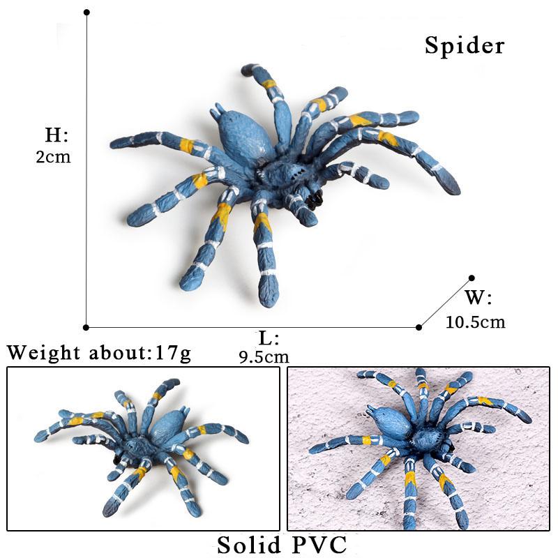 Oenux New Insect Animals Model Butterfly Bee Dragonfly Mantis Ant Snail Action Figures Jouet Collection Decor Kids Education Toy