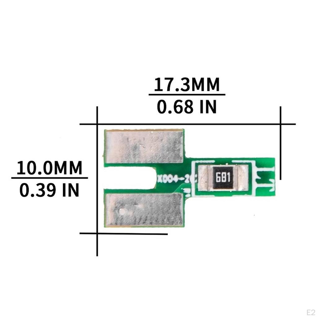 20Pcs Model Trains N Scale Light Board Locomotive and Tail Train Accessories Spare Parts Front