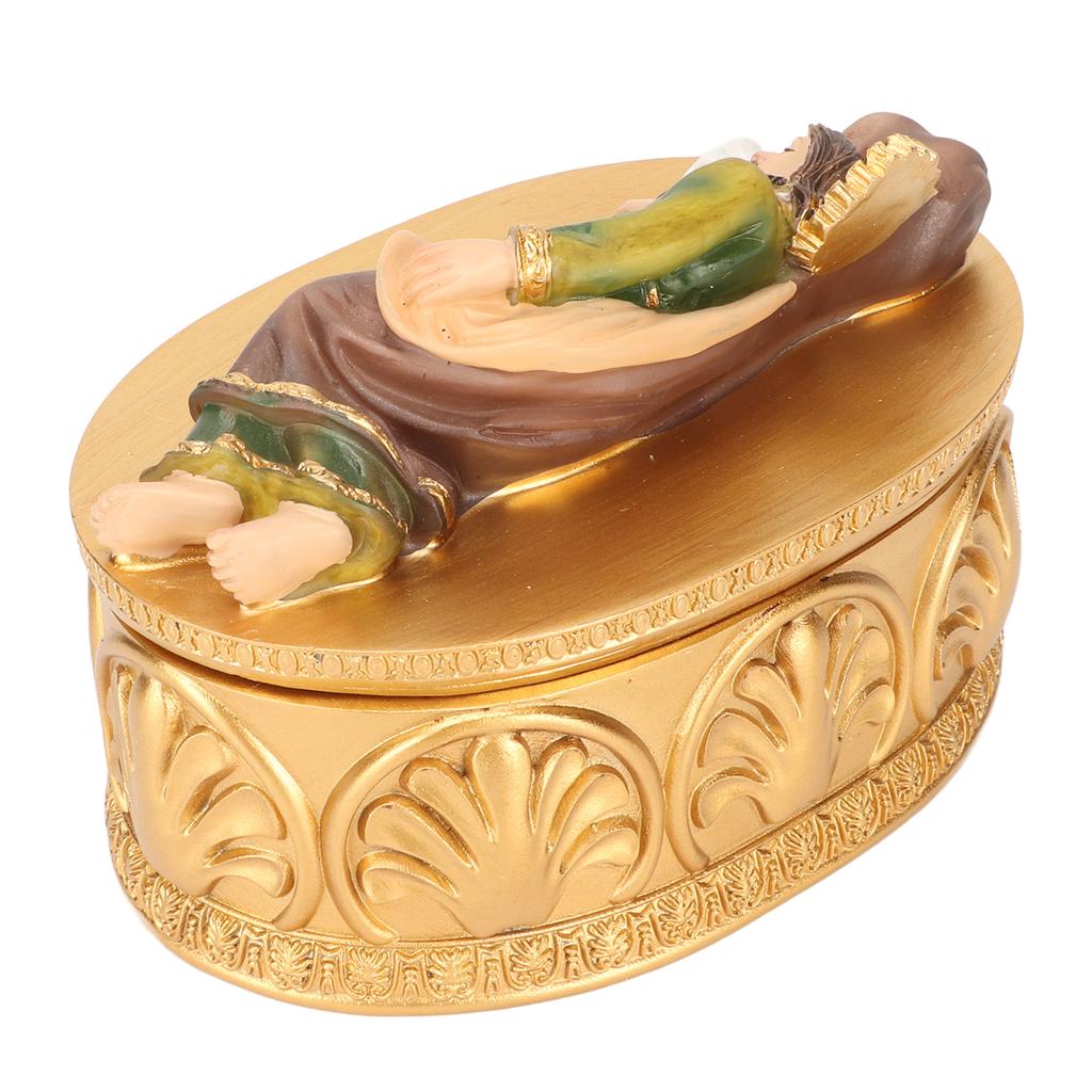 Saint Joseph Jewelry Box Resin Exquisite Workmanship Sleeping Saint Joseph Catholic Gift Decorative