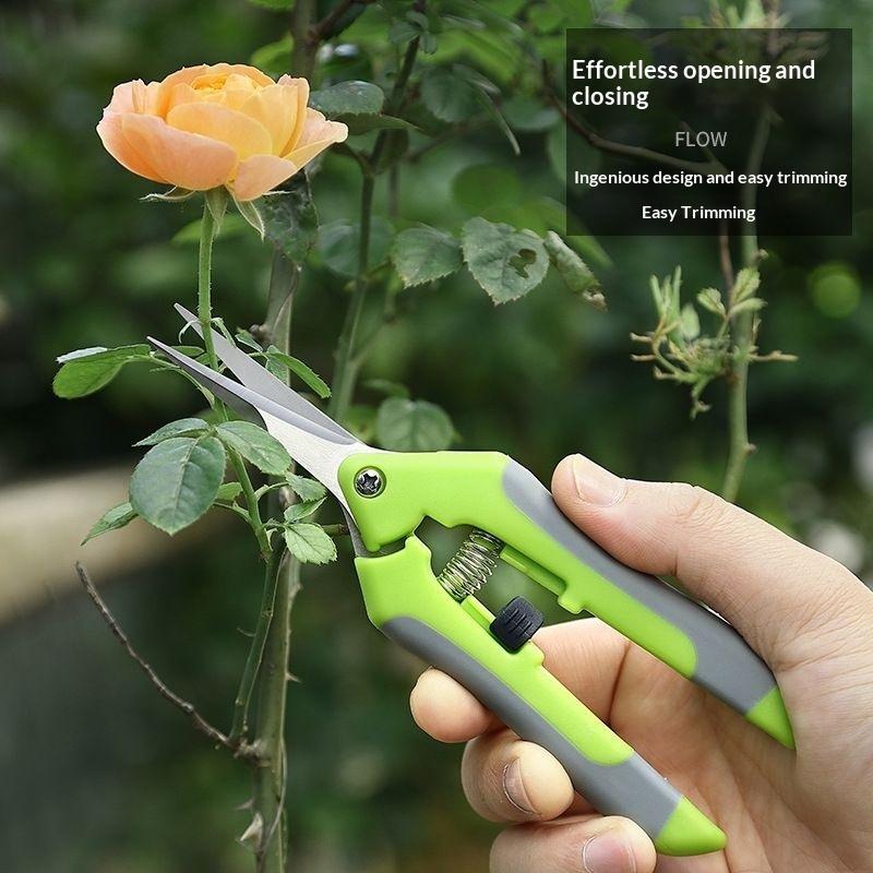 3pcs Professional Gardening Shears Stainless Steel Branches Fruit Trees Flowers Household Pruning Tools Scissor Tool