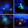 Rechargeable UV Flashlight UV395NM Zoomable Torch 3 Modes Camping Ultraviolet Flashlights For Pet Stacks Fluorescent Detection