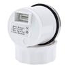 52MM Car temperature indicator 40~120 Celsius Red Backlight With Alarm+10mm Coolant Temperature Sensors for Car Truck Marine