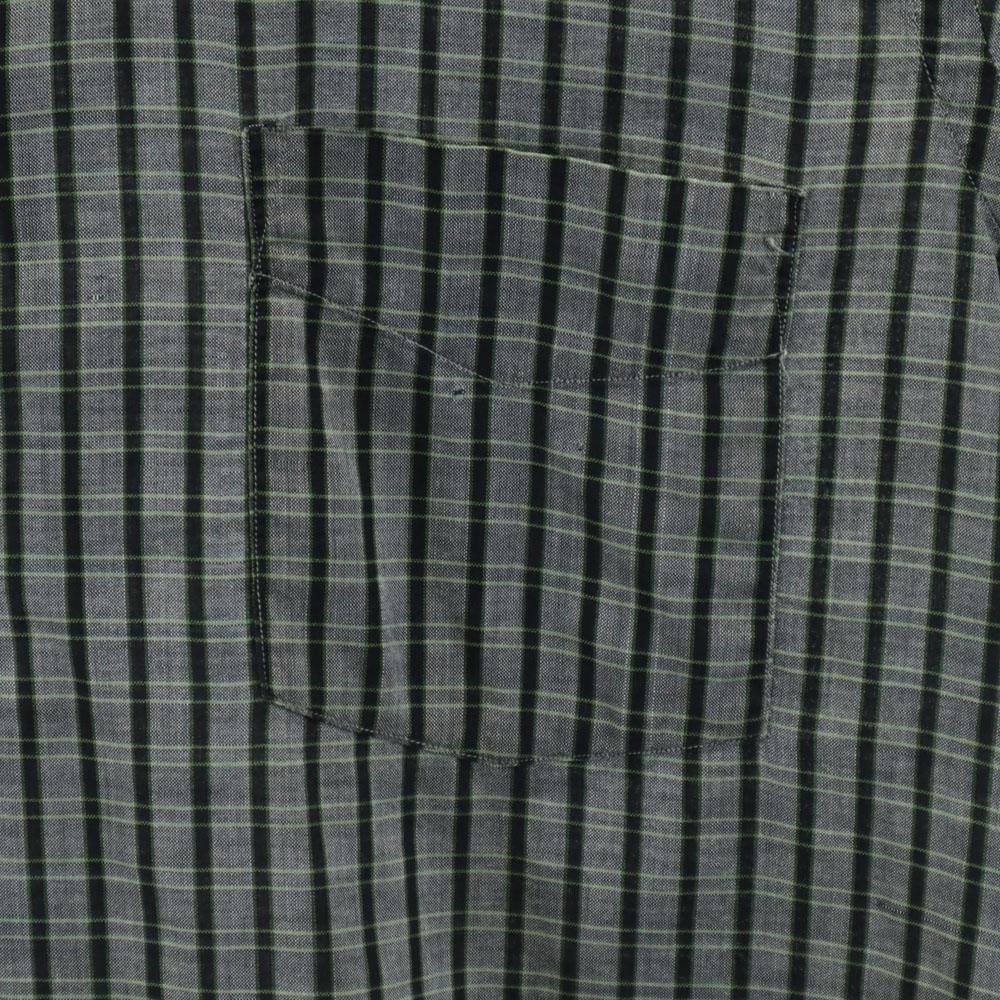 Robert Kirk Ltd 60s Vintage Check Pattern Short Sleeve Button Down Polo Shirt Men's Used