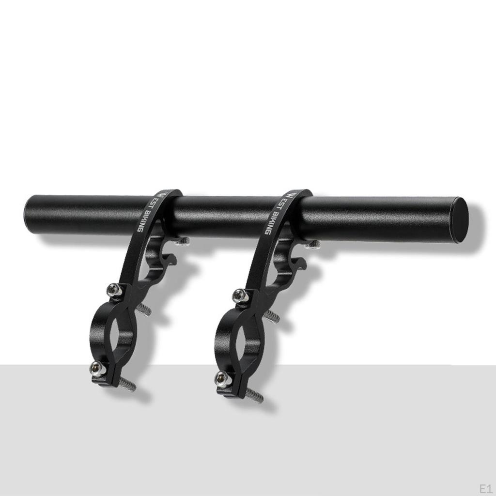 Bike Handlebar , Lightweight Bicycle Extension Bracket Mount Holder for Lights Lamp Phone
