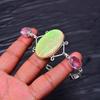 Triplet Opal & Pink Kunzite Gemstone : 925 Sterling Silver Handmade Multi Gemstone Bracelet Jewelry
