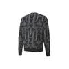 PUMA Luxe Aop Crew Casual Sports Round Neck Pullover Knit Black Men's 530305-01
