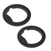 Set of 2 Coffee Grinder Splash Guard Rings Anti Jams Replacement Hoppers Seals PLA Texture Suitable for Easy Maintenance