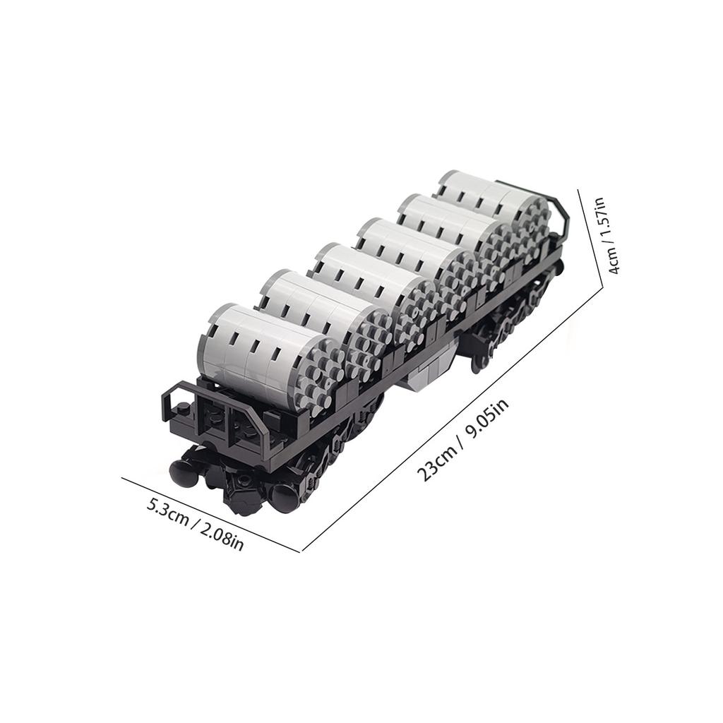 Tank car/Train Car/ Cargo Train small particle assembling building block Creative DIY MOC toy for Children