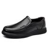 Fashion Genuine Leather Slip-on Mocassin Handmade Casual Loafers Soft Comfort Man Business Shoes Fashion New Flats Brand Men Dress Shoes