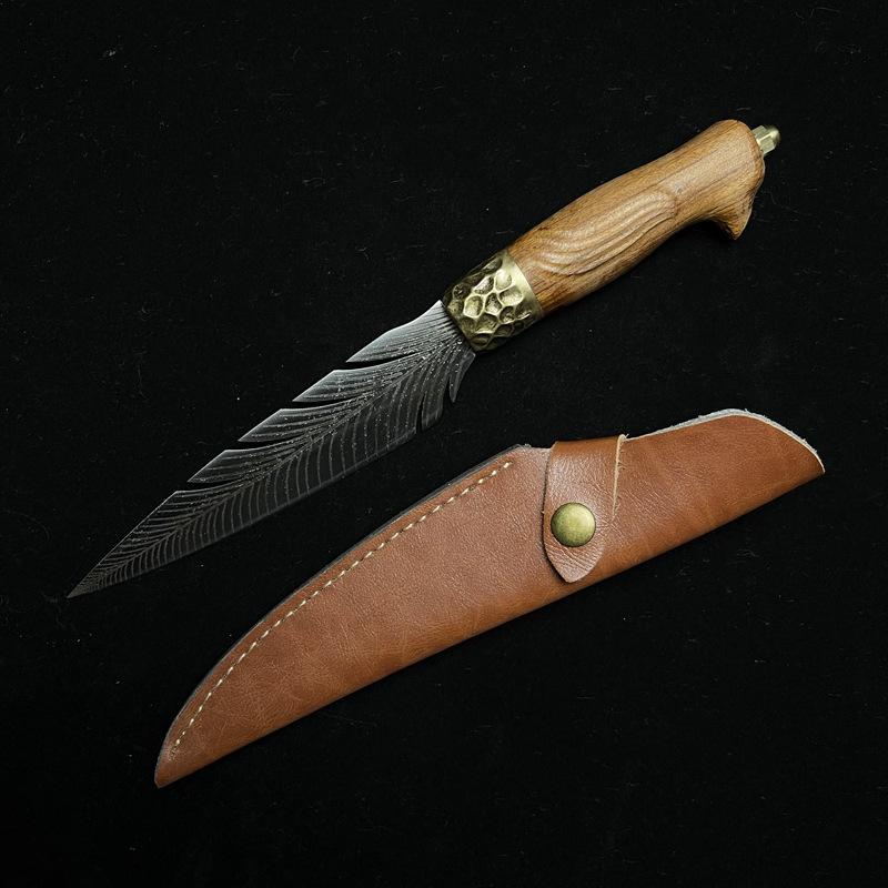 7Cr17Mov Stainless Steel Forged Knife Meat Cleaver Boning Knife Outdoor Camping Fishing Kitchen Chef Knives Cutter