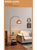 Yuzu Style Vintage Floor Lamp with Storage - Retro American Living Room, Bedroom, or Study Accent Lamp