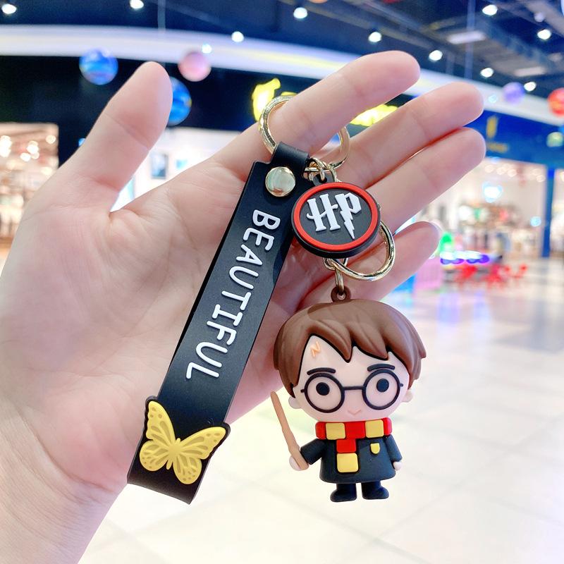 Creative Cartoon Rainbow Horse Unicorn Keychain Female Cute Ins Key Chain Student Schoolbag Pendant Small Gift