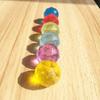 6 /12 Pcs Bouncy Ball Toy Colored Bouncing Ball Rubber Outdoor Toys Kids Sport Games Diamond Elastic Juggling Jumping Balls
