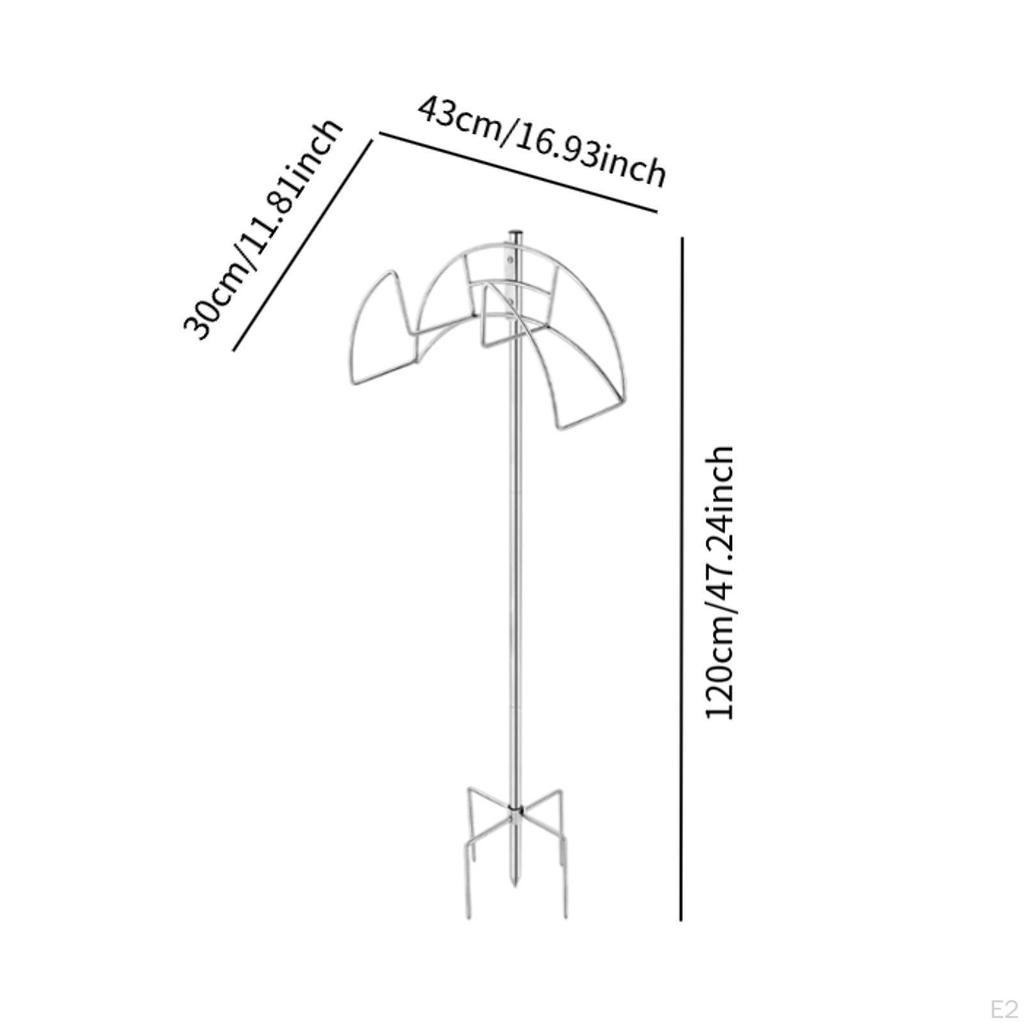 Gartenschlauchhalter, Rollenständer, abnehmbar, robustes Mehrzweck-Organizer-Lagerregal für