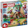 LEGO Marvel Spidey and His Amazing Friends Spidey and Goby Treehouse Adventure Toy Building Set for Kids 4-6 Years 11200
