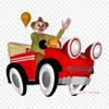 Cartoon Car Iron On Heat Transfer Printing Vinyl Patches Sticker for Clothes DIY Appliques Washable Patches