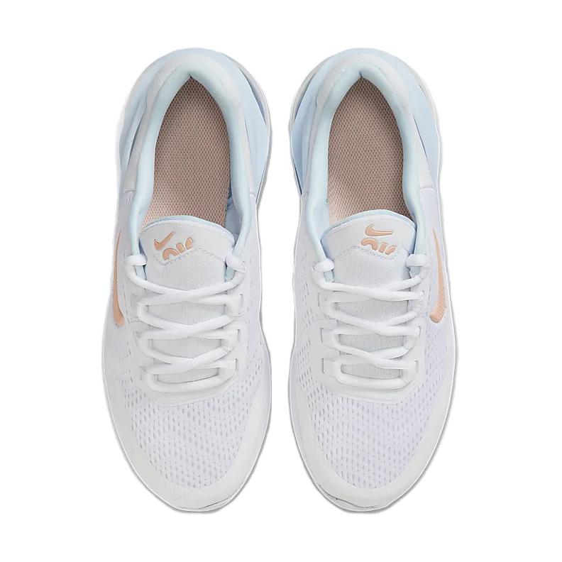 Nike Air Max 270 Cushioning And Breathable Low Top Kids' Running Shoes White Sneakers DV1968-106