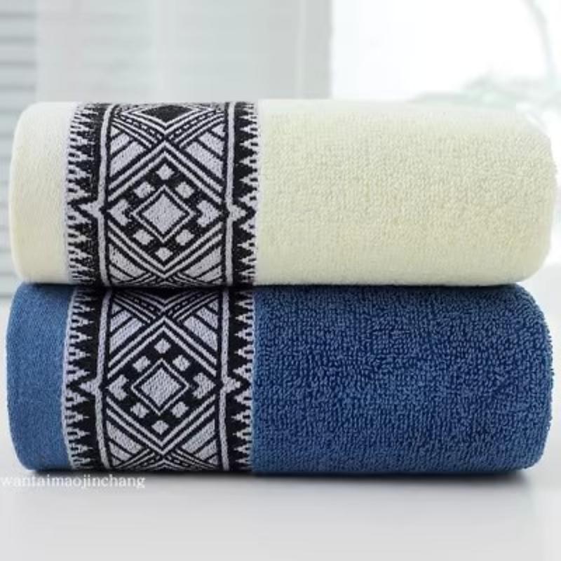 Cotton Household Adult Men's Special Face Wash Towel Full Cotton Line Thickened Lengthened Quick-drying Bath Towel