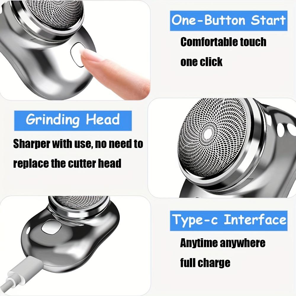 Xiaomi 1pc-Electric shaver portable mini shaver, fast charging travel shaver, men's car mounted blade, water washing