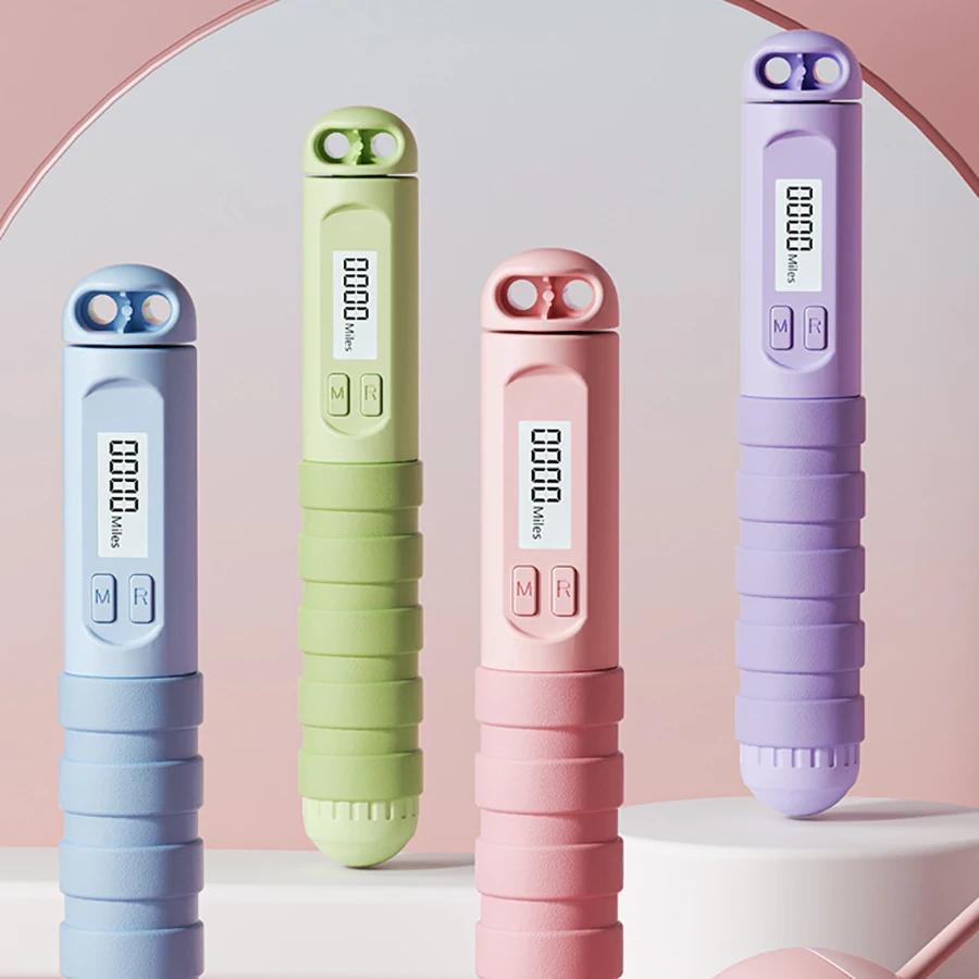 Electronic counting jump rope adult weight loss fitness exercise for men and women