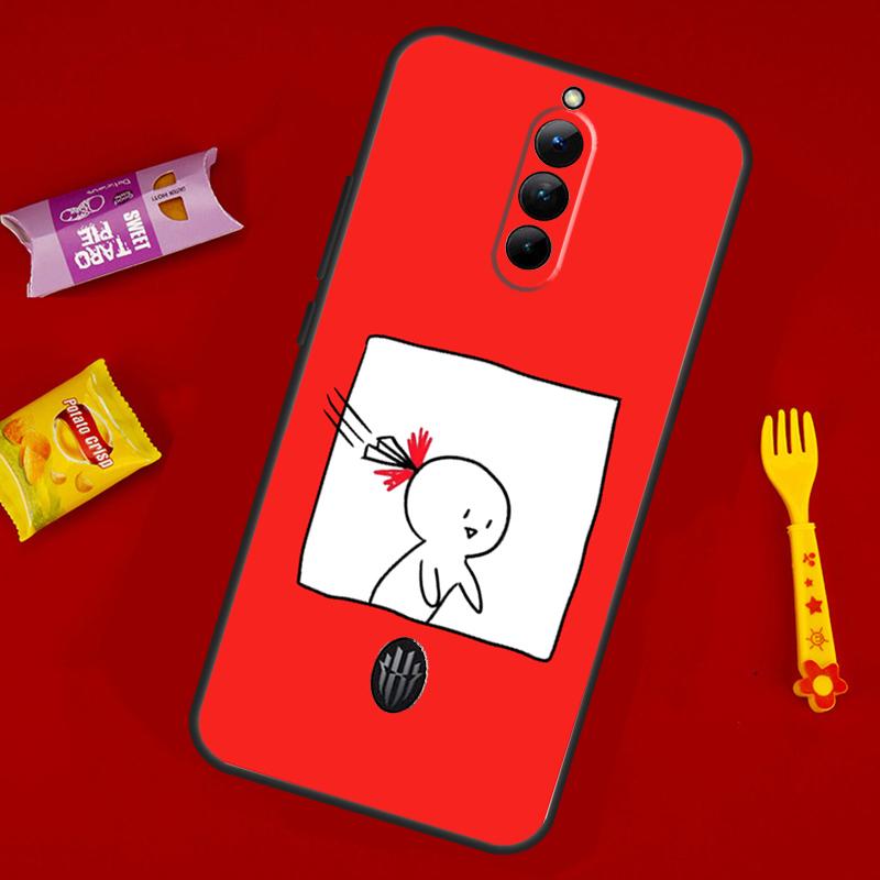 Funny Couple Cartoon Matchman Case For ZTE Nubia Red Magic 10 Air 6 6S 7S For Red Magic 11 10 9 8 8S 9S 10S Pro Plus Cover