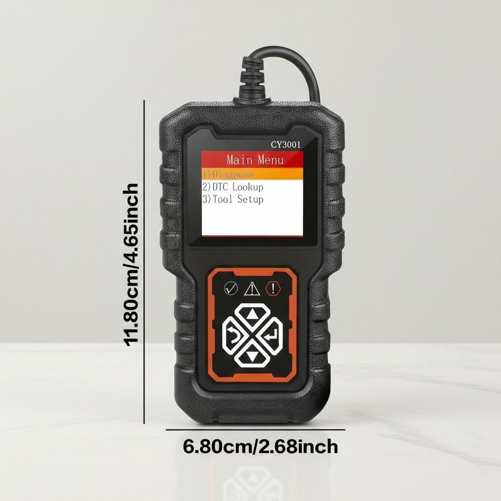 

USB Powered Car Diagnostic Tool Engine Code Reader CAN Mode Data Streaming DTC Lookup I/M Readiness чёрный