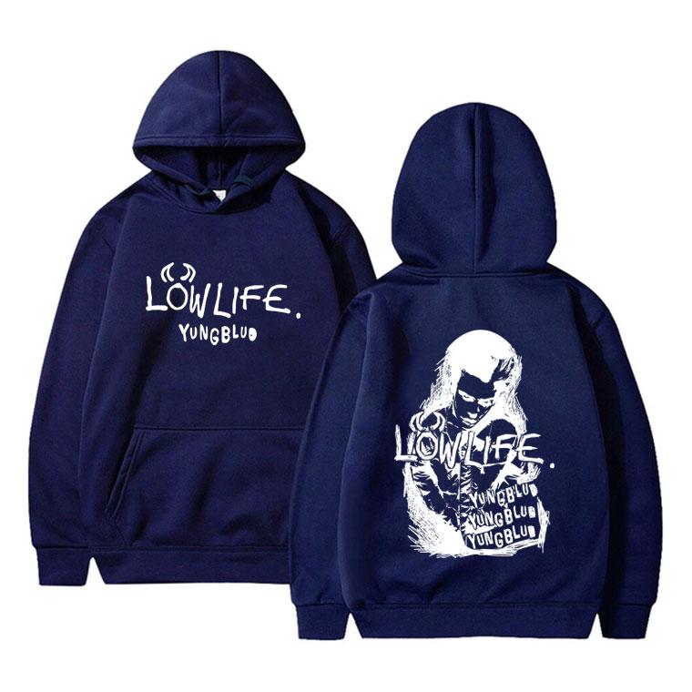Zanger Yungblud Lowlife 2025 Hoodie Heren Dames Mode Gothic Rock Sweatshirt Heren Casual Fleece Katoen Vintage Pullover Hoodies