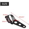 KIMISS Fork Headlight Mounting Bracket, 35-43mm Motorcycle Headlight Mount Bracket Fork Tube Clamp Kit Black for Chopper Cafe Racer