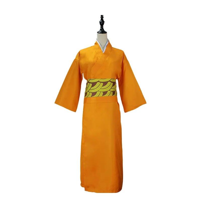 Demon Slayer Anime Costume Susamaru Kimono Coat Cape Long Sleeves Man Carnival Comic Con Cosplay Suit