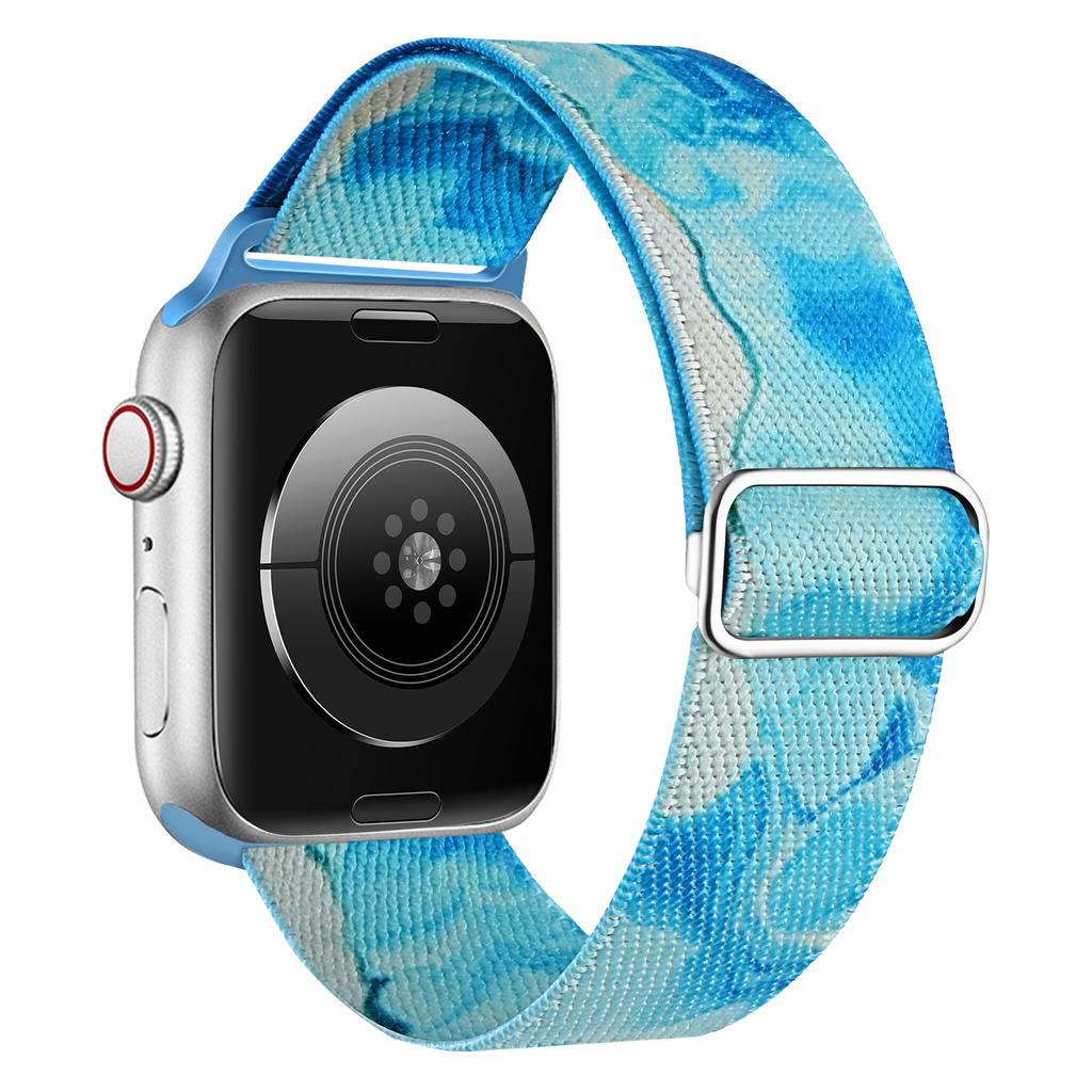 Braided Band for Apple Watch Series 10 46mm/Ultra 2 Ultra 49mm/Series 9 8 7 45mm/6 5 4 SE (2023) SE (2022) SE 44mm/3 2 1 42mm Nylon Pattern Wristband