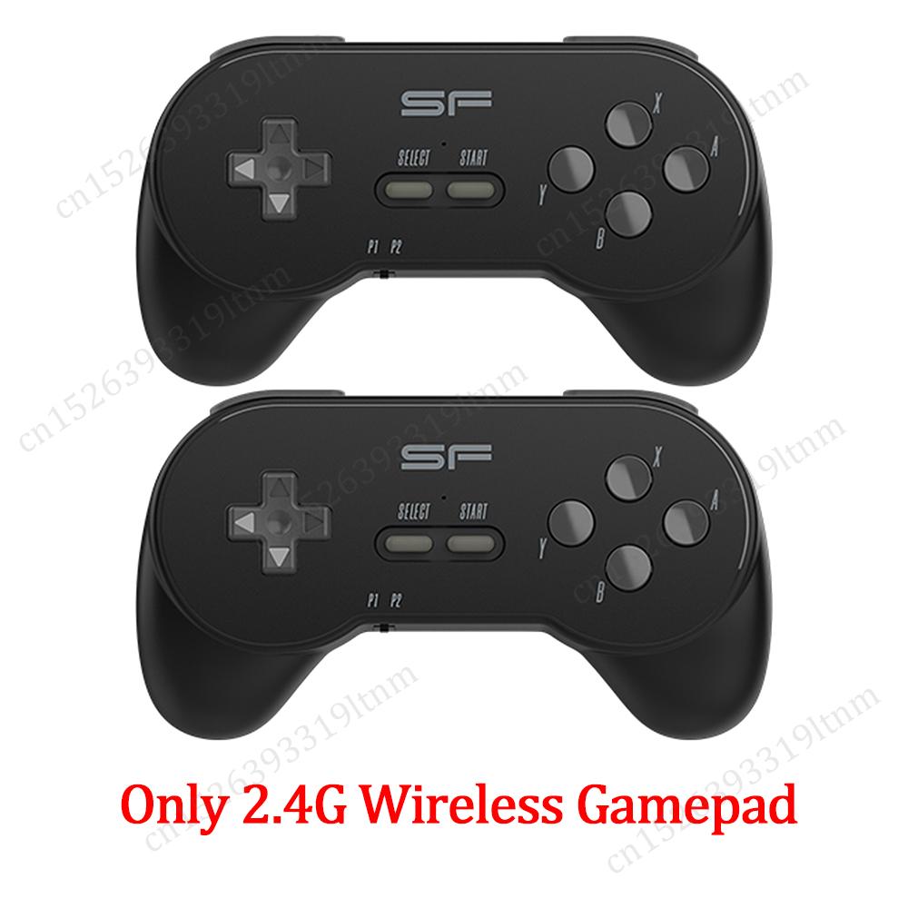 2/1PCS 2.4G Wireless Game Controller for DATA FROG SF2000 3.5” Retro Handheld Game Console Wireless Gamepad Gaming Accessories