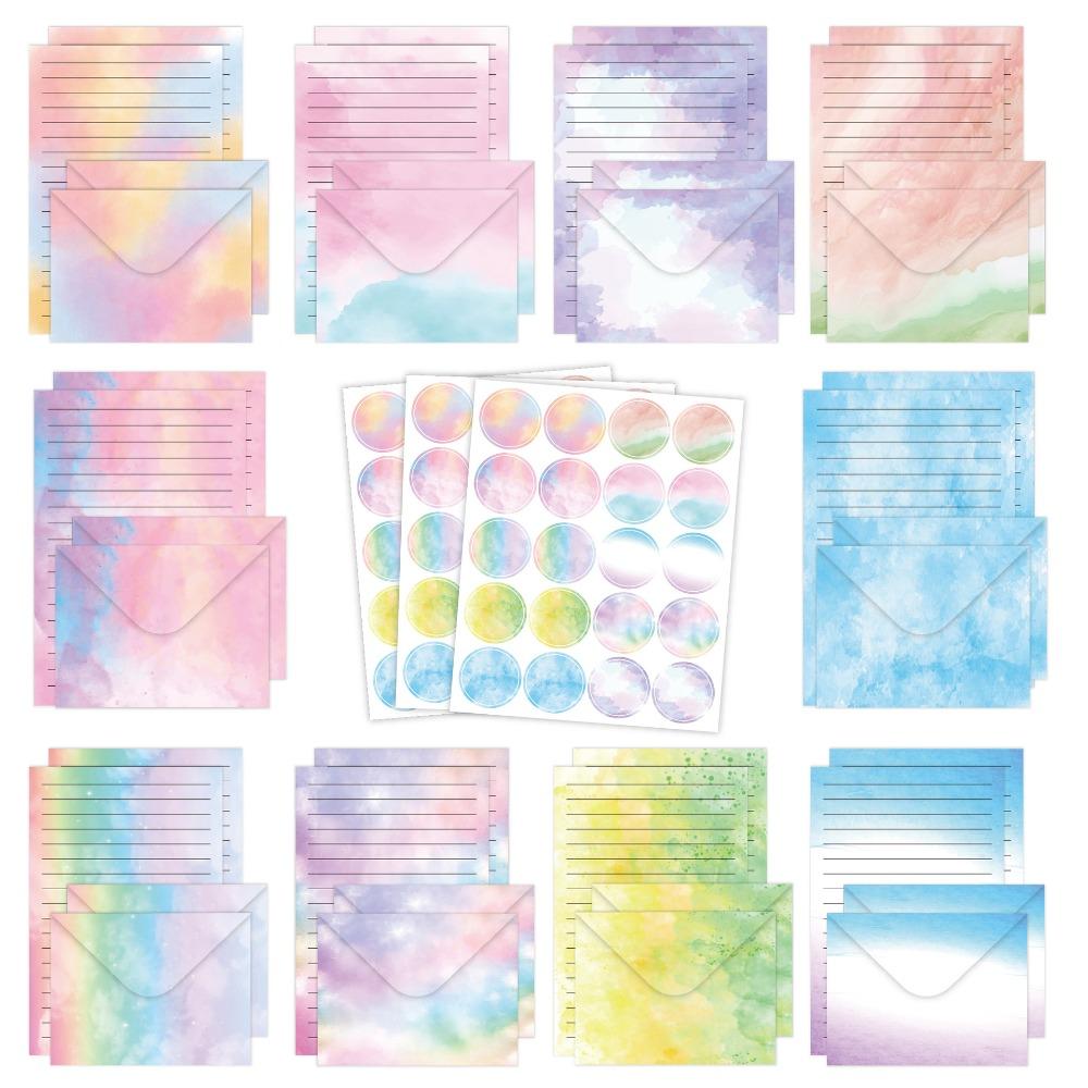 160pcs DIY Postcards Letter Paper and Envelope Set Greeting Cards  Holiday Decorations