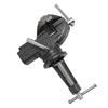 Universal Table Vise Home Clamp On Portable Bench Clamp 360 Degree Swivel Base Black