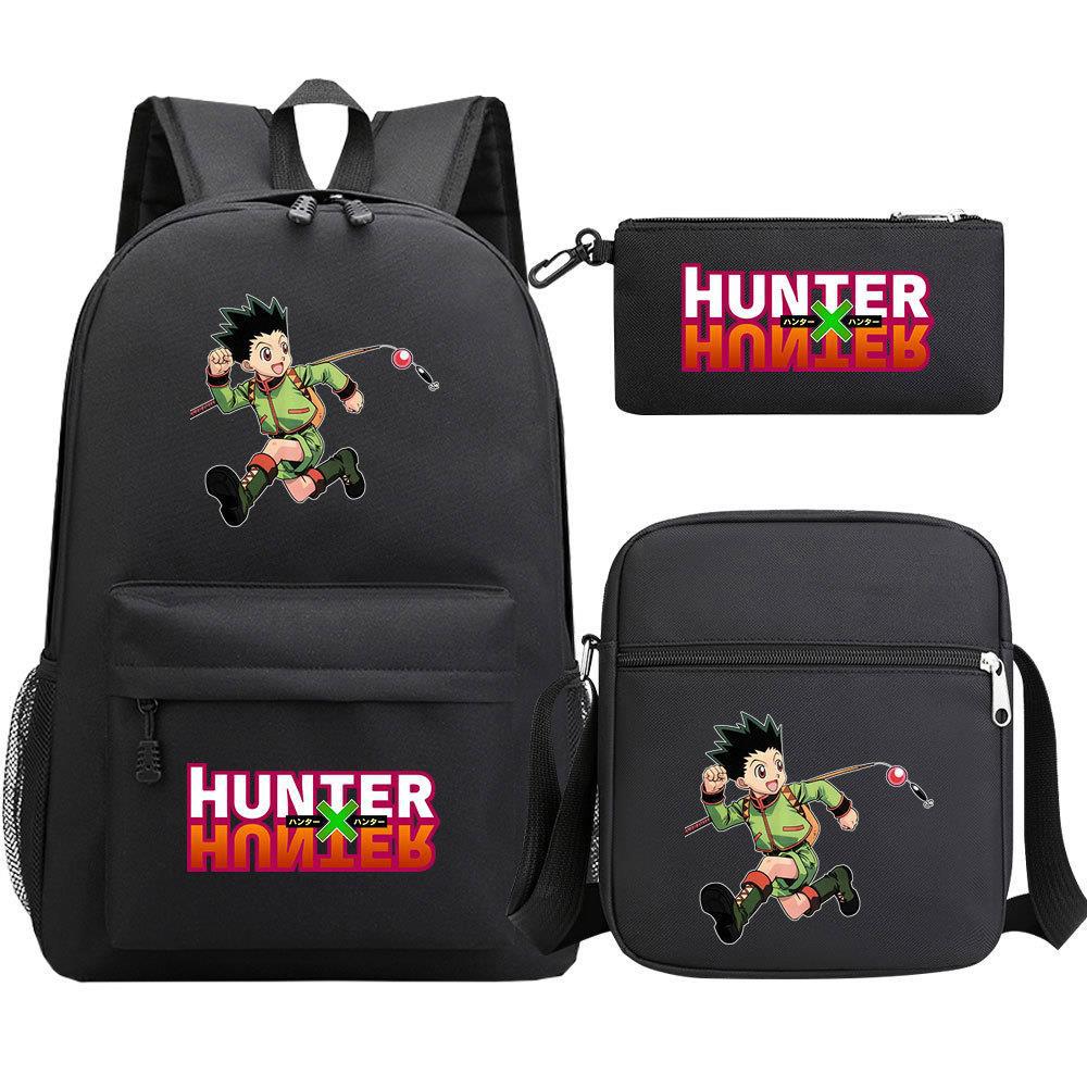 Animation, Full-Time Hunter, Young Students, School Bags, Men'S And Women'S Leisure Travel, Backpacks, Trendy Computer Bags