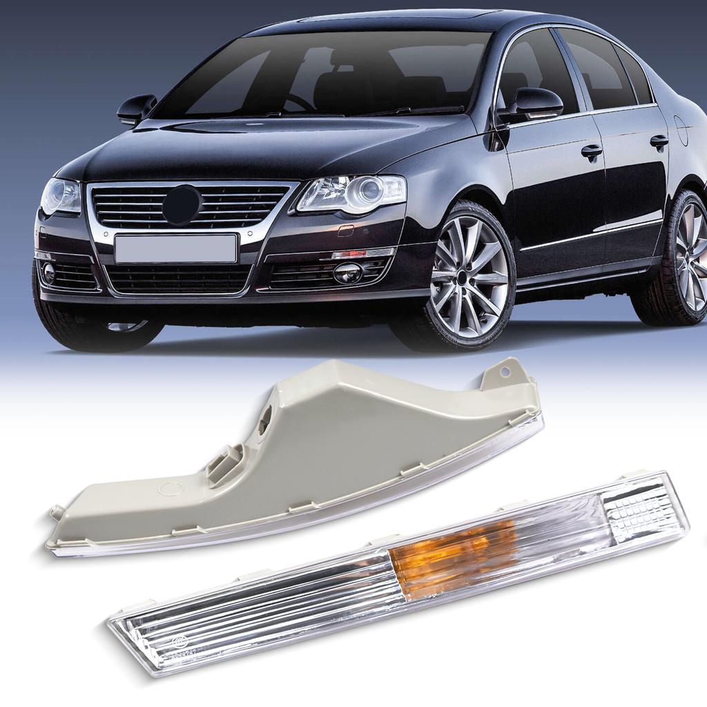 Turn Signals Lamp Cover Body Kit Front Bumper Side Light Shell for VW Passat B6 2005-2010 for Volkswagen Magotan 0953041L