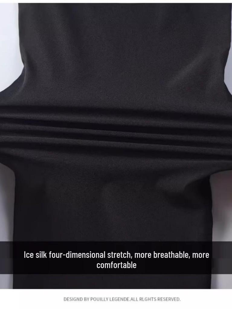 Men's Quick-Dry Cropped Sports Pants for Running & Cycling - Spring/Autumn 2025 Edition.