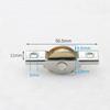 Sliding Door Bottom Pulley Metal Barn Door Rollers Sliding Door Track Wheel High Quality Windows Accessories Home Hardware