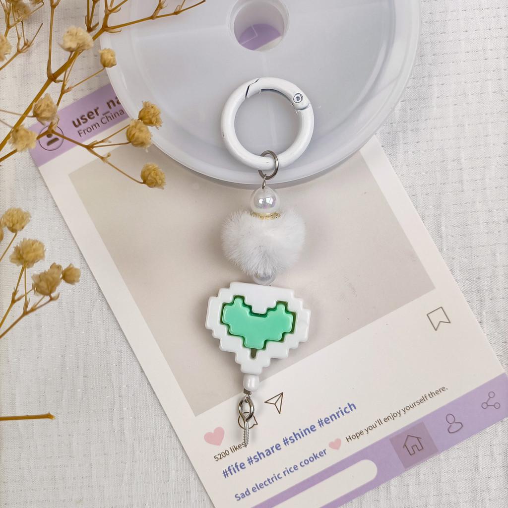 Melad Asymmetrical Cookie Bear Earring Set With Heart Charm For Women And Teens