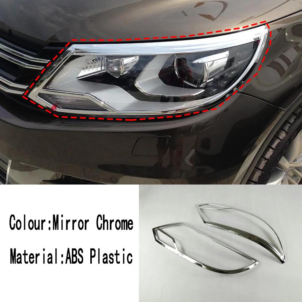 For Volkswagen VW Tiguan MK1 2010-2014-2016 Rear Fog Light Frame Rear Trunk Mirror Handle Bowl Fuel Cap Door Body Cover Trim