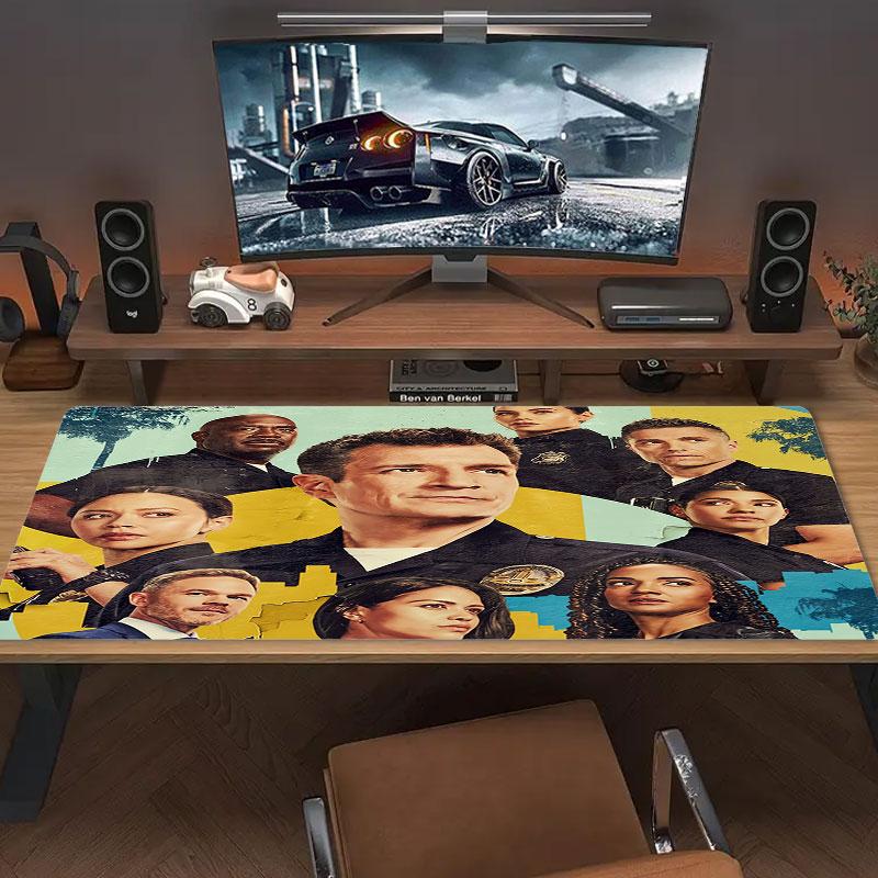 Noob Old Man Mouse Pad, Large Gaming Desk Mat, Non-slip XXL Mousepad for Laptop & Tablet, Mini PC Playmat with Stitched Edges