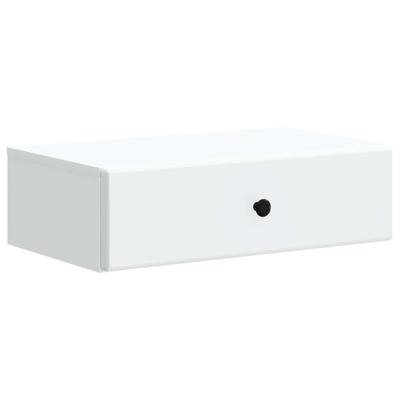 Wall Mounted Side Table White 59 X 34.5 X 17 Cm