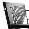 Steel Bench With Plastic Backrest, Garden, Park, Classic Bench