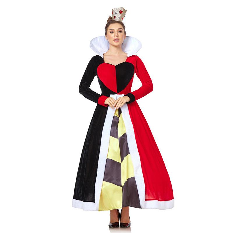 Cosplay Halloween costume Queen of Hearts costume Queen of Hearts stage cosplay festival cos costume adult