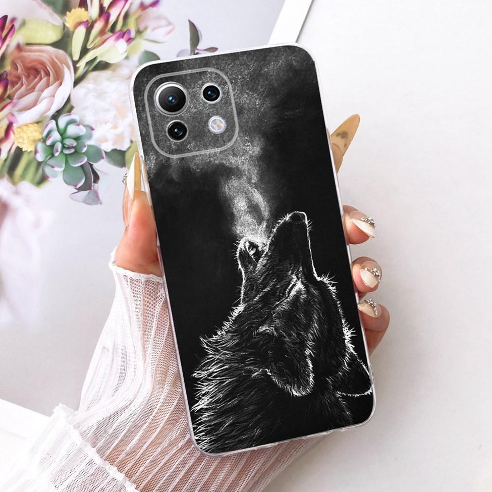 Clear Casing For Xiaomi Mi 11 Lite 4G Cover For Xiaomi Mi 11 Lite 5G Case Cute Cat Fashion Butterfly Funny Painted