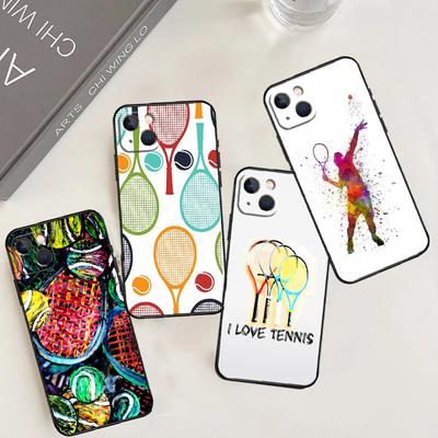 Tennisschläger Tennisball Hülle Für iPhone 11 12 13 14 15 16 Pro Max Plus 12 13 Mini X XR XS Max 7 8 Hülle Coque