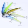 5pcs Minnow Fishing Lures Floating Hard Baits Artificial Baits Wobbler Crankbait Swimbait Fishing Tackle Lure