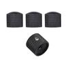 4pcs Metal Volume   Control Knob Dome Knob Set with Inner   Spanner for Electric Guitar Bass